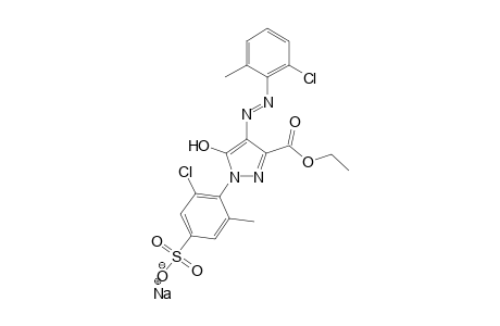6-Chloro-o-toluidine->3-carbethoxy-1-(6-chloro-4-sulfo-o-tolyl)-5-pyrazolon