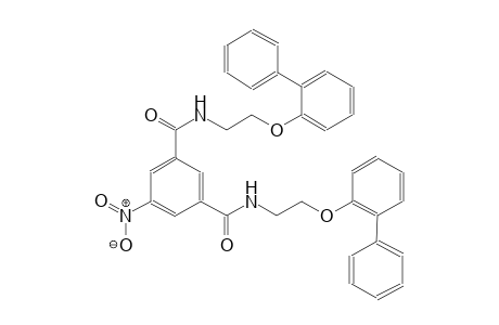 5-Nitro-1-N,3-N-bis[2-(2-phenylphenoxy)ethyl]benzene-1,3-dicarboxamide