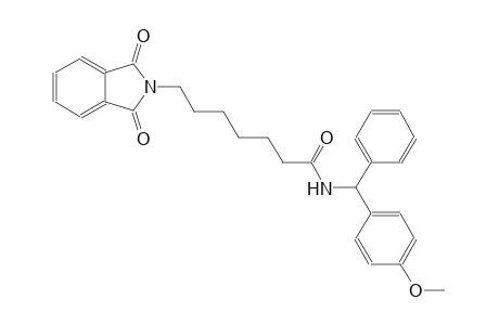 7-(1,3-dioxo-1,3-dihydro-2H-isoindol-2-yl)-N-[(4-methoxyphenyl)(phenyl)methyl]heptanamide
