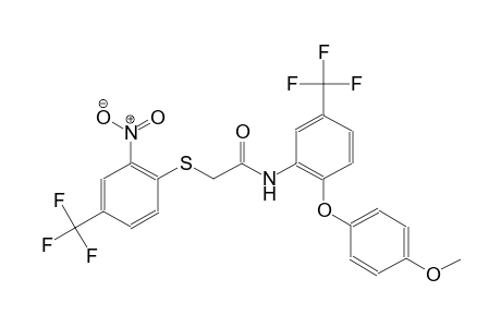 acetamide, N-[2-(4-methoxyphenoxy)-5-(trifluoromethyl)phenyl]-2-[[2-nitro-4-(trifluoromethyl)phenyl]thio]-