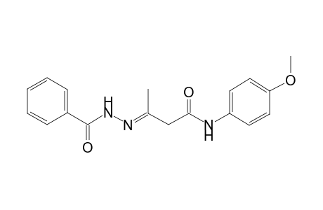 (3E)-3-(Benzoylhydrazono)-N-(4-methoxyphenyl)butanamide