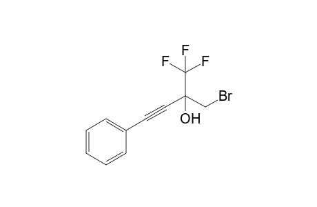 1-Bromo-2-hydroxy-4-phenyl-2-(trifluoromethyl)-3-butyne
