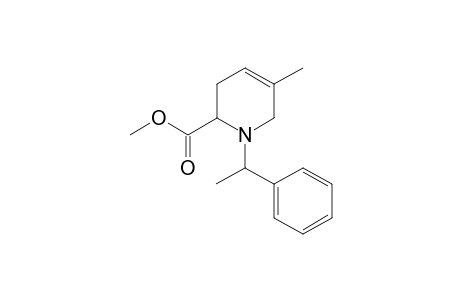 1-(1-Phenylethyl)-6-methoxycarbonyl-3-methyl-3,4-didehydropiperidine