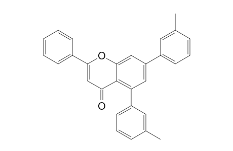 2-Phenyl-5,7-di(m-tolyl)-4H-chromen-4-one