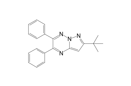 7-(t-Butyl)-2,3-diphenylpyrazolo[1,5-b]-1,2,4-triazine