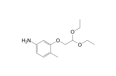 3-(2,2-diethoxyethoxy)-4-methyl-aniline
