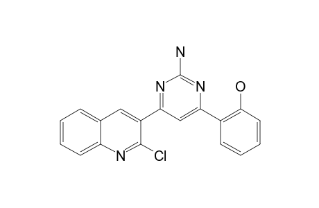 2-[2-AMINO-6-(2-CHLORO-QUINOLIN-3-YL)-PYRIMIDIN-4-YL]-PHENOL