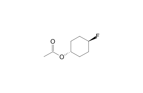 (trans)-1-Acetoxy-4-fluorocyclohexane