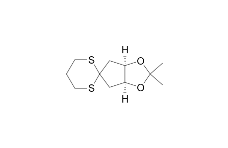 (3a.alpha.,6a.alpha.)-Tetrahydro-2,2-dimethylspiro[cyclopenta[1,3]dioxole-5,2'-[1,3]dithiane]