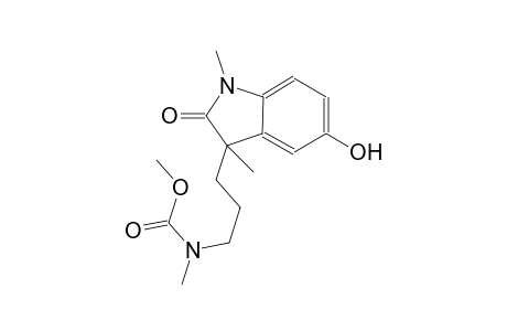 methyl 3-(5-hydroxy-1,3-dimethyl-2-oxo-2,3-dihydro-1H-indol-3-yl)propyl(methyl)carbamate