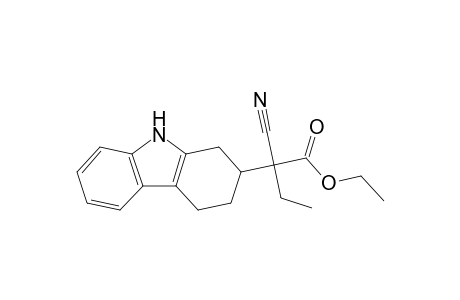 2-cyano-2-(2,3,4,9-tetrahydro-1H-carbazol-2-yl)butanoic acid ethyl ester