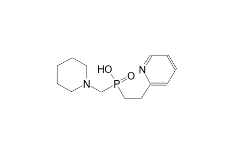 phosphinic acid, (1-piperidinylmethyl)[2-(2-pyridinyl)ethyl]-