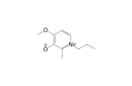 4-Methoxy-2-methyl-1-propyl-3-pyridin-1-iumolate