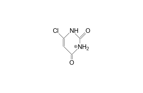 6-Chloro-2,4-dihydroxy-pyrimidine cation