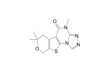 4,7,7-trimethyl-4,5,6,7-tetrahydro-9H-pyrano[4',3':4,5]thieno[3,2-e][1,2,4]triazolo[4,3-a]pyrimidin-5-one