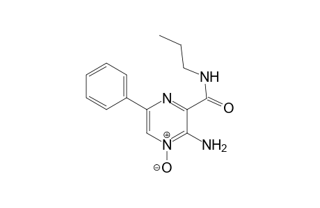 3-Amino-6-phenyl-n-propyl-2-pyrazinecarboxamide 4-oxide