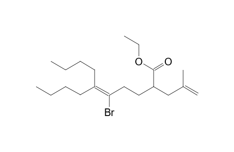 Ethyl 5-bromo-6-butyl-2-(2-methallyl)-5-decenoate