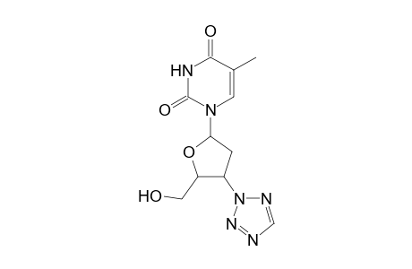 2',3'-Dideoxy-3'-(2-tetrazolyl)thymidine