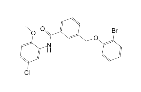 3-[(2-bromophenoxy)methyl]-N-(5-chloro-2-methoxyphenyl)benzamide