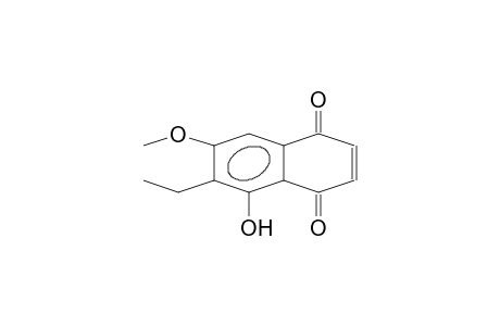 6-ethyl-5-hydroxy-7-methoxy-1,4-naphthoquinone