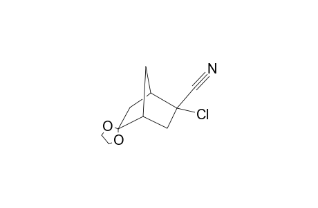 2-Chloro-2-cyano-5-(ethylidenedioxy)bicyclo[2.2.1]heptane