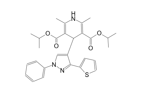 3,5-pyridinedicarboxylic acid, 1,4-dihydro-2,6-dimethyl-4-[1-phenyl-3-(2-thienyl)-1H-pyrazol-4-yl]-, bis(1-methylethyl) ester