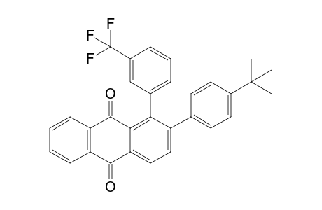 1-(3-Trifluoromethylphenyl)-2-(4-tert-butylphenyl)anthraquinone