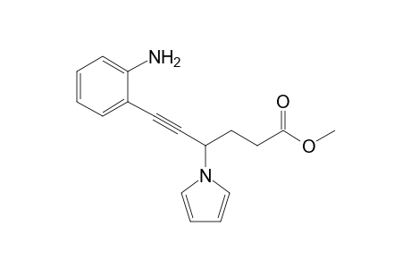 Methyl 6-(2-Aminophenyl)-4-(1H-pyrrol-1-yl)hex-5-ynoate