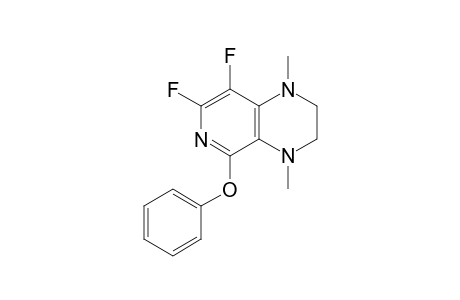 7,8-bis(fluoranyl)-1,4-dimethyl-5-phenoxy-2,3-dihydropyrido[3,4-b]pyrazine