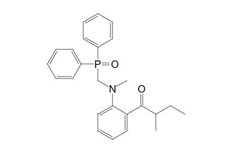 o-[Diphenylphosphinoylmethyl(methyl)amino]phenyl sec-butyl ketone