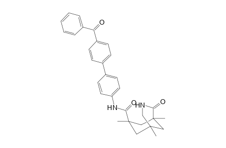 1,5,7-Trimethyl-2-oxo-3-azabicyclo[3.3.1]nonane-7-carboxylic acid (4"-benzoylbiphenyl-4'-yl)amide