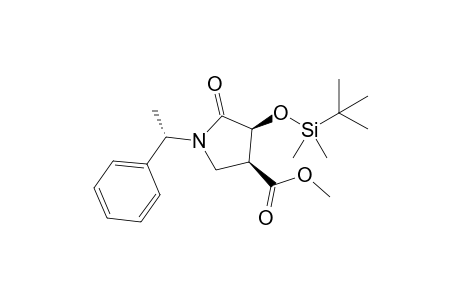 (3S,4S,1'S)-3-tert-Butyldimethylsiloxy-4-methoxycarbonyl-1-(1'-phenylethyl)pyrrolidin-2-one