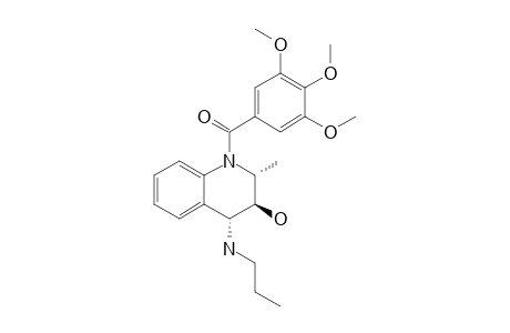3-HYDROXY-2-METHYL-4-N-PROPYLAMINO-1-(3,4,5-TRIMETHOXYBENZOYL)-1,2,3,4-TETRAHYDROQUINOLINE
