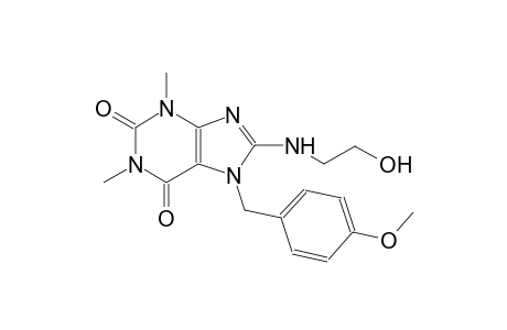1H-purine-2,6-dione, 3,7-dihydro-8-[(2-hydroxyethyl)amino]-7-[(4-methoxyphenyl)methyl]-1,3-dimethyl-
