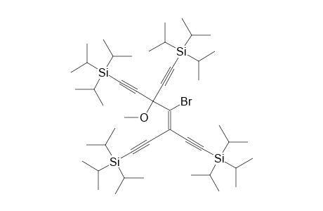 4-Bromo-5-methoxy-1,7-bis(triisopropylsilyl)-3,5-bis[(triisopropylsilyl)ethynyl]hept-3-ene-1,6-diyne