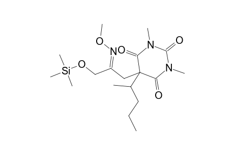 2,4,6(1H,3H,5H)-Pyrimidinetrione, 5-[2-(methoxyimino)-3-[(trimethylsilyl)oxy]propyl]-1,3-dimethyl-5-(1-methylbutyl)-