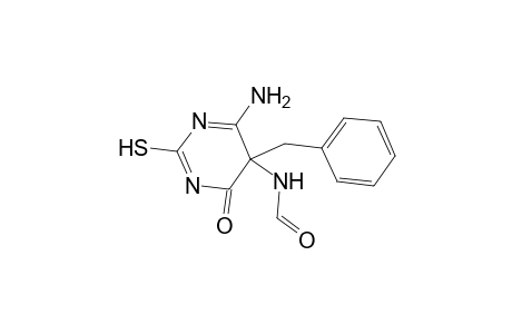 5-Benzyl-4-imino-6-oxo-2-thioxohexahydro-5-pyrimidinylformamide