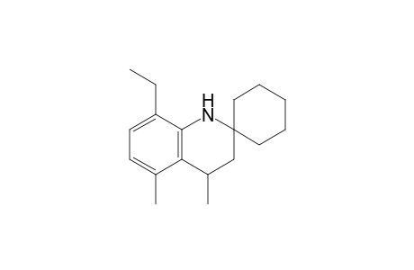 8-Ethyl-4,5-dimethyl-spiro[3,4-dihydro-1H-quinoline-2,1'-cyclohexane]
