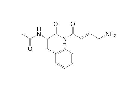 N-(N'-Acetyl-L-phenylalanyl)-.gamma.-aminocrotonamide