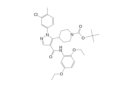 1-piperidinecarboxylic acid, 4-[1-(3-chloro-4-methylphenyl)-4-[[(2,5-diethoxyphenyl)amino]carbonyl]-1H-pyrazol-5-yl]-, 1,1-dimethylethyl ester