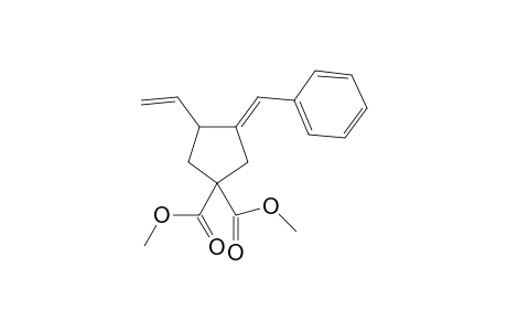 (E)-Dimethyl 3-benzylene-4-vinylcyclopentane-1,1-dicarboxylate