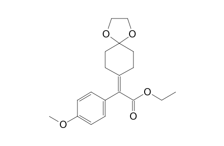 [Carboethoxy(4-methoxyphenyl)methylidene]-4,4-ethylenedioxycyclohexane