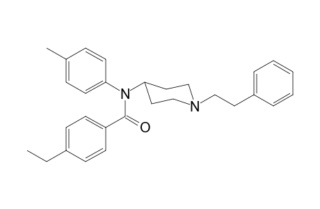N-(4-Methylphenyl)-N-[1-(2-phenylethyl)piperidin-4-yl]-4-ethylbenzamide