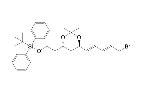 1-tert-Butyldiphenylsilyloxy-10-bromo-3,5-di-O-isopropylidenedeca-6,8-diene