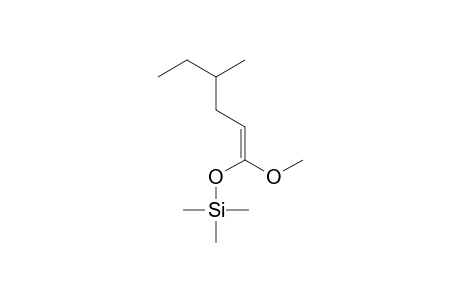 (Z)-1-Methoxy-4-methyl-1-trimethylsilyloxy-1-hexene