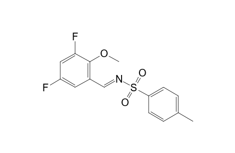 N-(3,5-Difluoro-2-methoxybenzylidene)-4-methyl-benzenesulfonamide