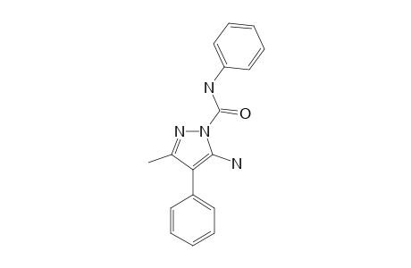 5-amino-3-methyl-N,4-di(phenyl)pyrazole-1-carboxamide