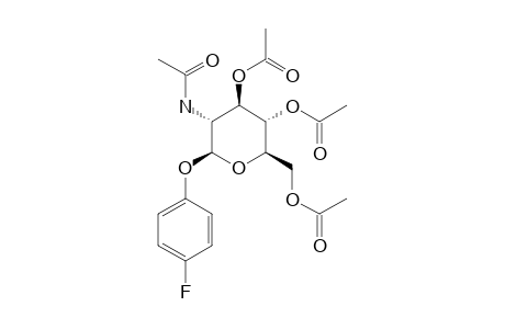 1-(PARA-FLUOROPHENYL)-2-N-ACETAMIDO-2-DEOXY-BETA-D-GLUCOPYRANOSIDE-PERACETYLATED