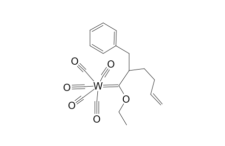 (1-ETHOXY-2-BENZYLHEX-5-ENYLIDENE)-PENTACARBONYLTUNGSTEN-(0)