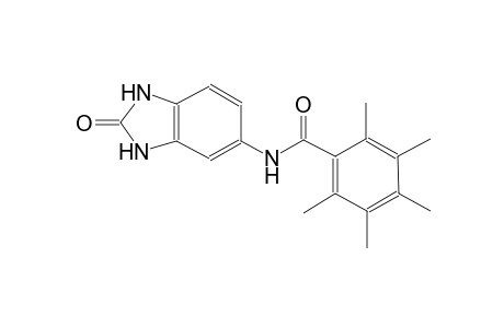 2,3,4,5,6-pentamethyl-N-(2-oxo-2,3-dihydro-1H-benzimidazol-5-yl)benzamide